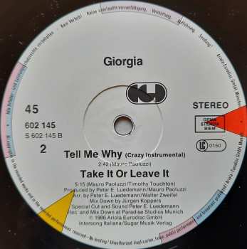 LP Giorgia: Tell Me Why
