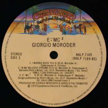 LP Giorgio Moroder: E=MC²