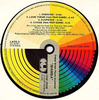 LP Various: Mamba (Original Motion Picture Soundtrack)