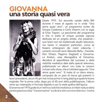 CD Giovanna Nocetti: Una Storia Quasi Vera