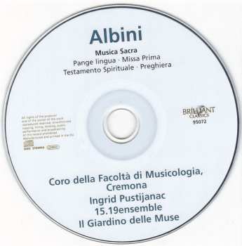 CD Giovanni Albini: Musica Sacra