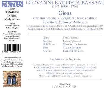 2CD Ensemble Les Nations: Giona - Oratorio A 5 Voci
