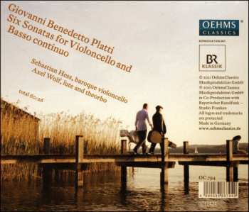 CD Giovanni Benedetto Platti: Six Sonatas For Violoncello And Basso Continuo