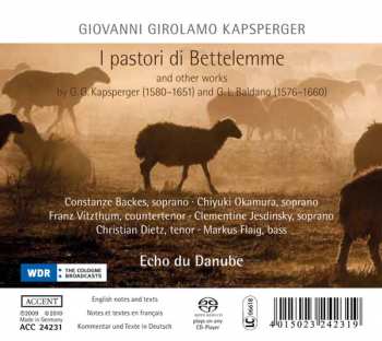 SACD Giovanni Girolamo Kapsberger: I Pastori Di Bettelemme