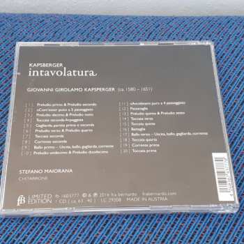 CD Giovanni Girolamo Kapsberger: Intavolatura