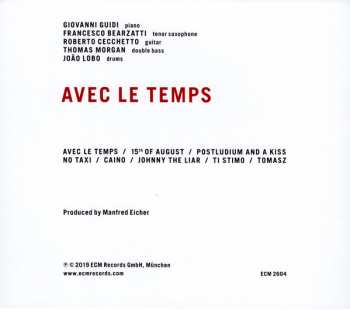 CD Giovanni Guidi: Avec Le Temps
