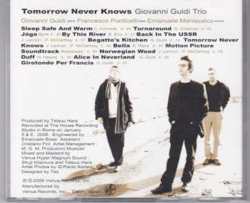 CD Giovanni Guidi Trio: Tomorrow Never Knows 