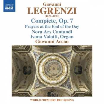 CD Giovanni Legrenzi: Compiete, Op. 7