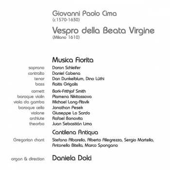CD Musica Fiorita: Vespro Della Beata Virgine