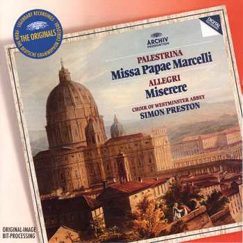 CD Gregorio Allegri: Palestrina: Missa Papae Marcelli / Allegri: Miserere