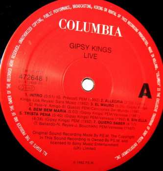 LP Gipsy Kings: Live