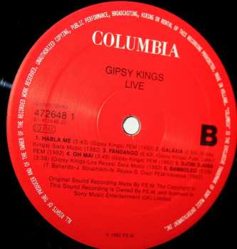 LP Gipsy Kings: Live