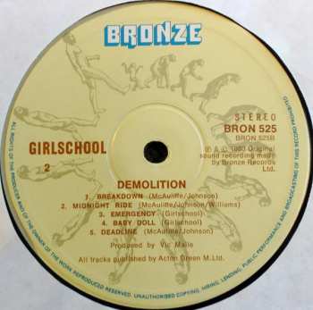 LP Girlschool: Demolition