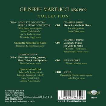 10CD/Box Set Giuseppe Martucci: Martucci collection