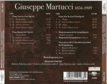 2CD Giuseppe Martucci: Music For String Quartet - Piano Trios - Piano Quintet