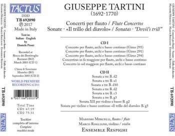 2CD Giuseppe Tartini: Concerti Per Flauto; Sonate; "Trillo Del Diavolo"