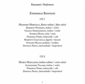 2CD Giuseppe Tartini: Concerti Per Flauto; Sonate; "Trillo Del Diavolo"