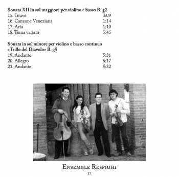 2CD Giuseppe Tartini: Concerti Per Flauto; Sonate; "Trillo Del Diavolo"