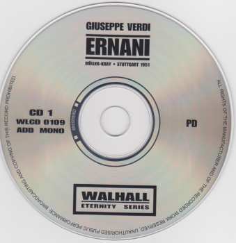 2CD Giuseppe Verdi: Ernani | Stuttgart 1951 + Bonus