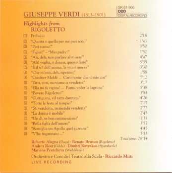 CD Giuseppe Verdi: Rigoletto - Highlights