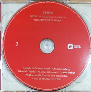 2CD Giuseppe Verdi: Messa Da Requiem • Quattro Pezzi Sacri