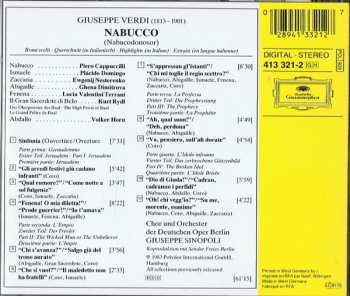 CD Giuseppe Verdi: Nabucco - Querschnitt