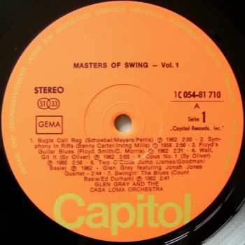 LP Glen Gray: Masters Of Swing Vol. 1