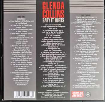 3CD/Box Set Glenda Collins: Baby It Hurts (The Holloway Road Sessions 1963-1966 Singles, Sessions, Outtakes, Demos And More)