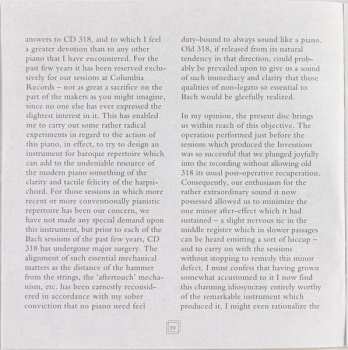 CD Johann Sebastian Bach: Bach: The Two And Three Part Inventions