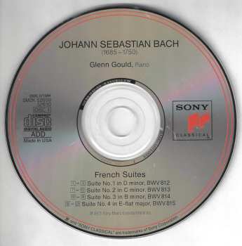 2CD Johann Sebastian Bach: French Suites BWV 812–817; Overture In French Style BWV 831