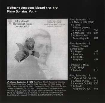 CD Wolfgang Amadeus Mozart: The Mozart Piano Sonatas, Vol. 4