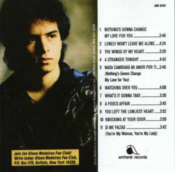 CD Glenn Medeiros: Nothing's Gonna Change My Love For You