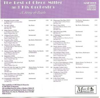CD Glenn Miller And His Orchestra: A String Of Pearls: The Best Of