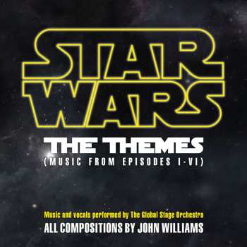 LP Global Stage Orchestra: Star Wars: The Themes - Crystal Clear & Black
