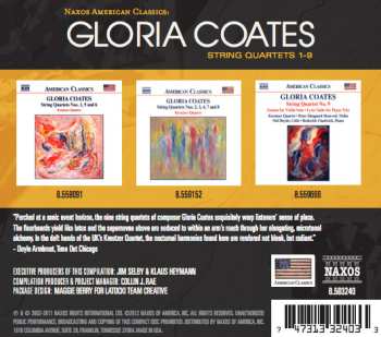 3CD/Box Set Gloria Coates: String Quartets 1-9