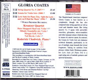 3CD/Box Set Gloria Coates: String Quartets 1-9
