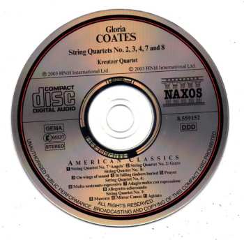 3CD/Box Set Gloria Coates: String Quartets 1-9