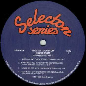 LP Gloria Scott: What Am I Gonna Do