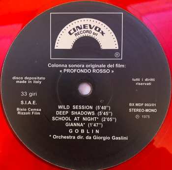 10LP/Box Set Goblin: The Horror OSTs LTD | DLX | CLR