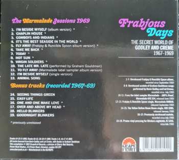 CD Godley & Creme: Frabjous Days (The Secret World Of Godley And Creme 1967-1969)