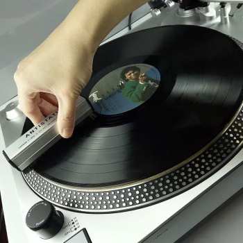 Hi-Fi Goka Kartáč na desky z uhlíkových vláken a sametu