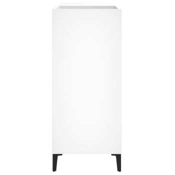 Hi-Fi Goka Skříňka na LP desky a audiotechniku - kovové nohy Bílá (831997)