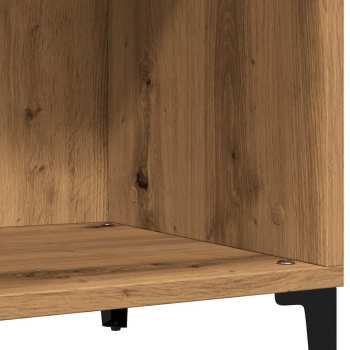 Hi-Fi Goka Skříňka na LP desky a audiotechniku - kovové nohy Dub artisan (857174)