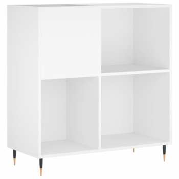 Hi-Fi Goka Skříňka na LP desky a audiotechniku - pozlacené nohy Bílá (831764)