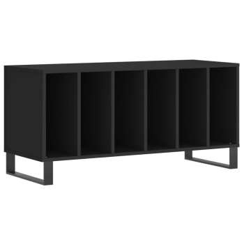 Hi-Fi Goka Skříňka s přihrádkami na LP desky - železné nohy Černá (831757)