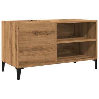 Hi-Fi Goka Skříňka s přihrádkou na LP desky a audiotechniku - kovové nohy Dub artisan (857166)