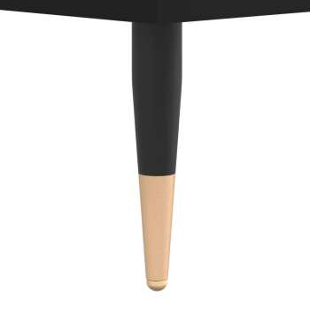 Hi-Fi Goka Skříňka s přihrádkou na LP desky a audiotechniku - pozlacené nohy Černá (831693)