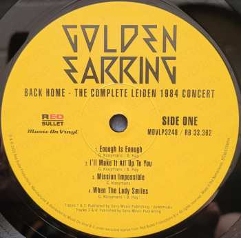 2LP Golden Earring: Back Home - The Complete Leiden 1984 Concert