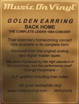 2LP Golden Earring: Back Home - The Complete Leiden 1984 Concert