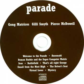 CD Gilli Smyth: Parade